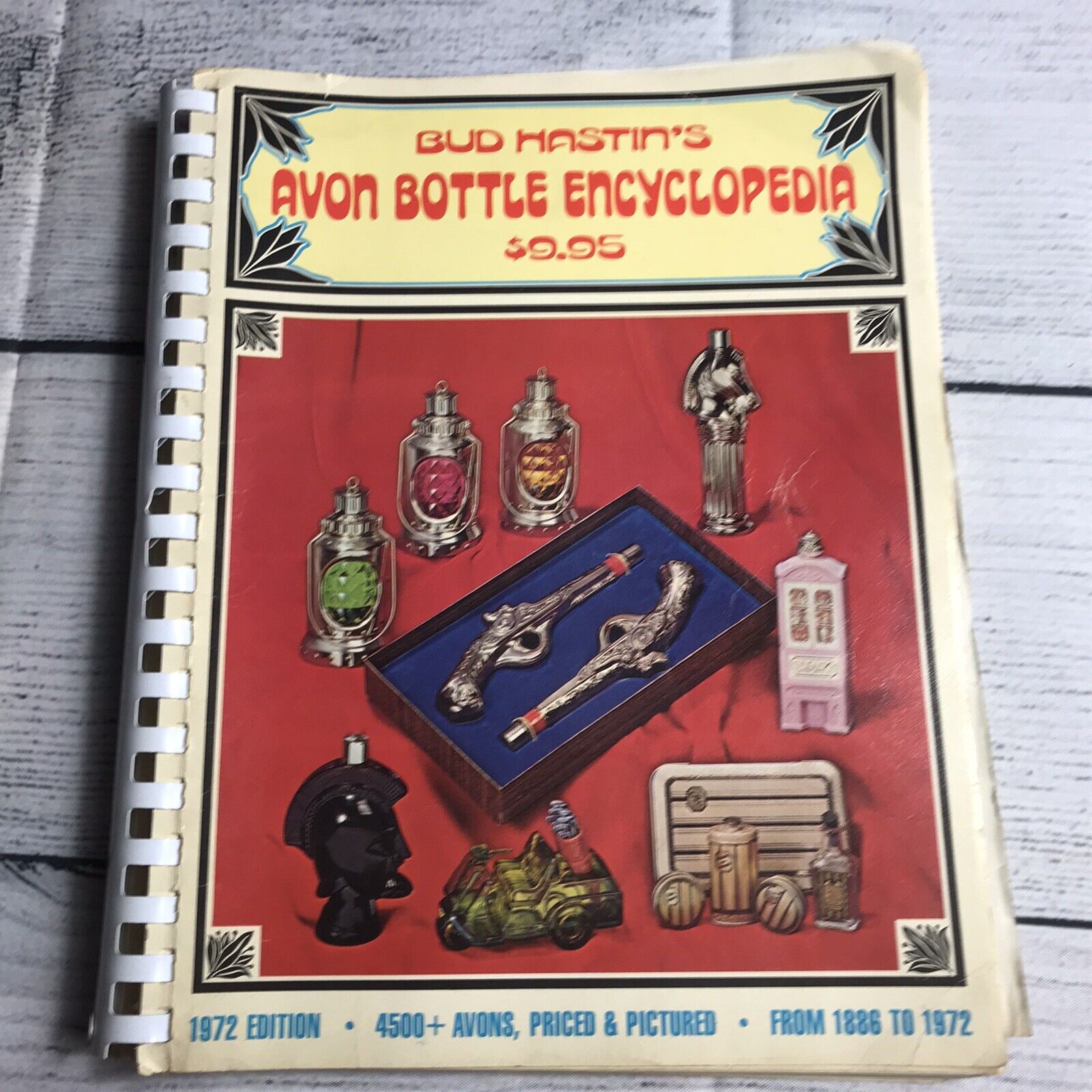 1972 Bud Hastin's Avon Bottle Encyclopedia Catalog From 1886 To 1972