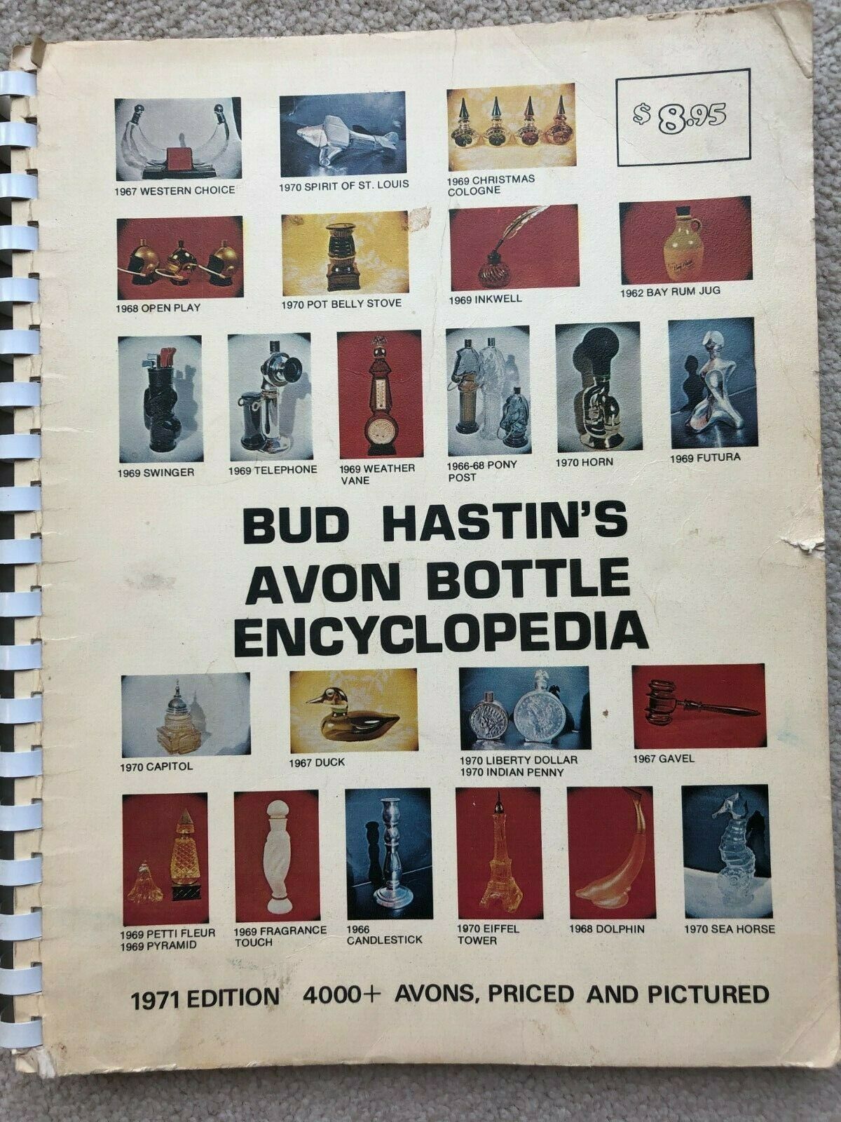 BUD HASTIN'S AVON BOTTLE ENCYCLOPEDIA ~ 1971 Edition, Over 4,000 Avons