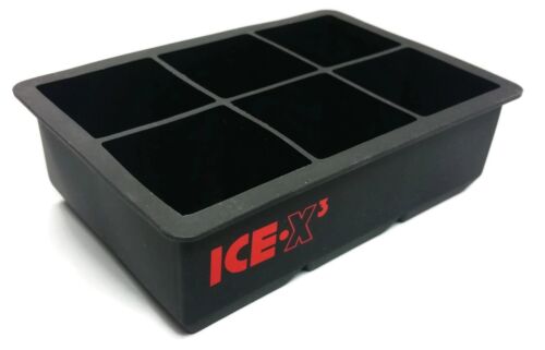Cubed Ice Maker Large Cube Square Tray Molds Whiskey Ball Cocktails Silicone Big